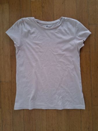 H&M Basic T-Shirt, hellrosa Grösse 146 Sommer Must-have!