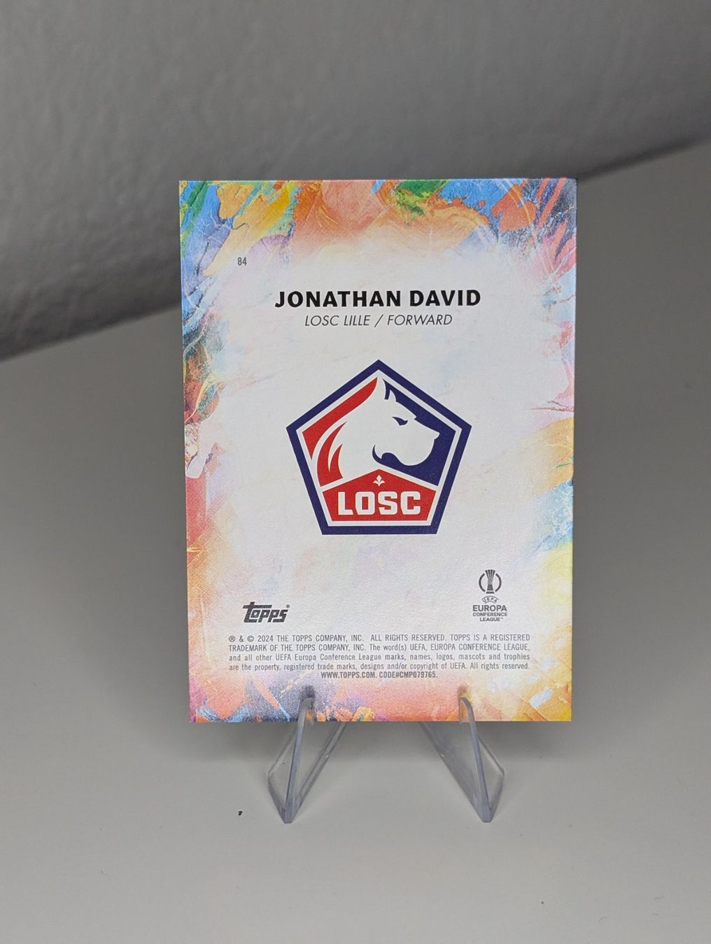 Topps Carte collezionabili: Jonathan David 111/150 LOSC Lille Topps Inception – Nuovo (secondo la descrizione) da Hunzenschwil venduto da BRPCards 2