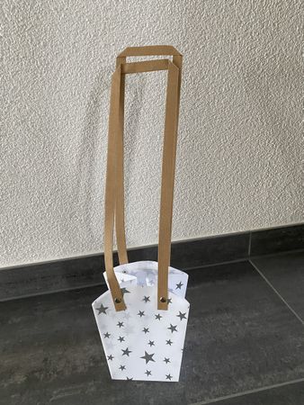 Geschenk-Tasche, wasserfest, Papier Vintage Retro Shabby