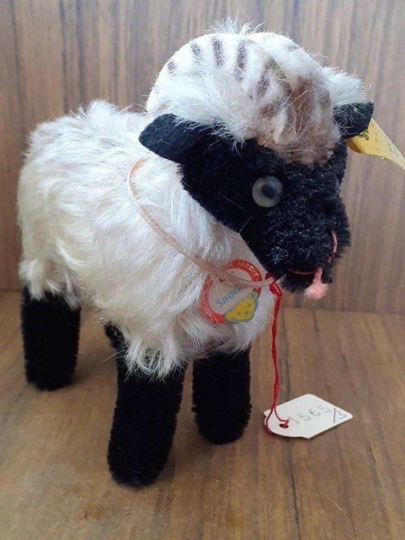 Steiff Spielzeuge: Plüschtier Steiff Ziegenbock Snucki antik – Gebraucht aus Mörschwil von antiksalon 4
