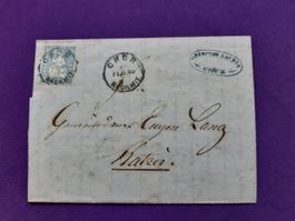Strubelbrief von CHUR nach "KATZIS" 28. Feb. 1865