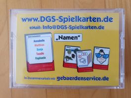 Spiel- und Übungskarten Namen (DSGS)