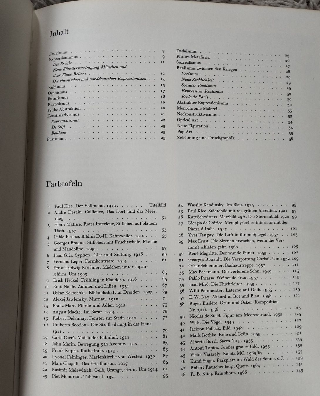 Libri: Kunstbuch "Malerei unseres Jahrhunderts" – Usato da Muri AG venduto da Thuja99 4