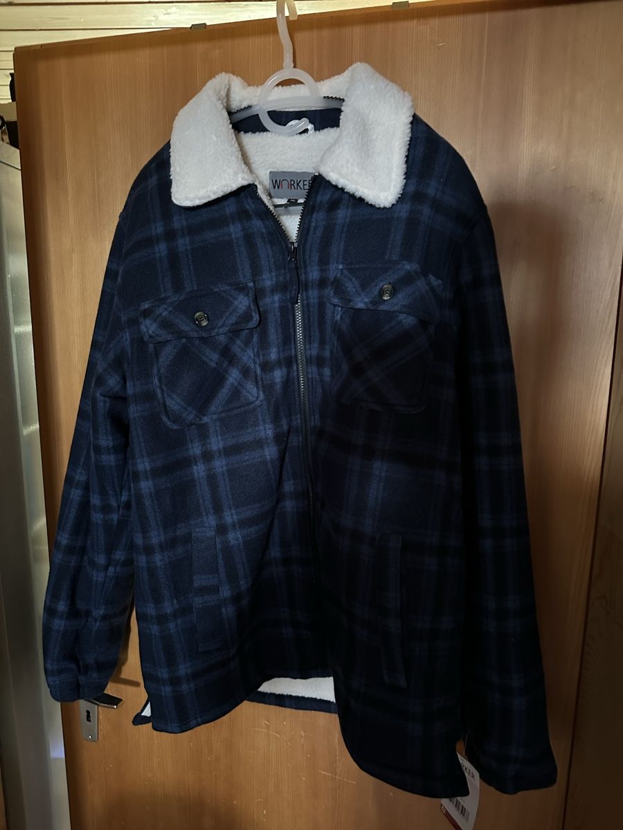 Jacken: Fleece Jacke blau neu im Holzerlook  – Neu (gemäss Beschreibung) aus Mollis von Oswald-1986