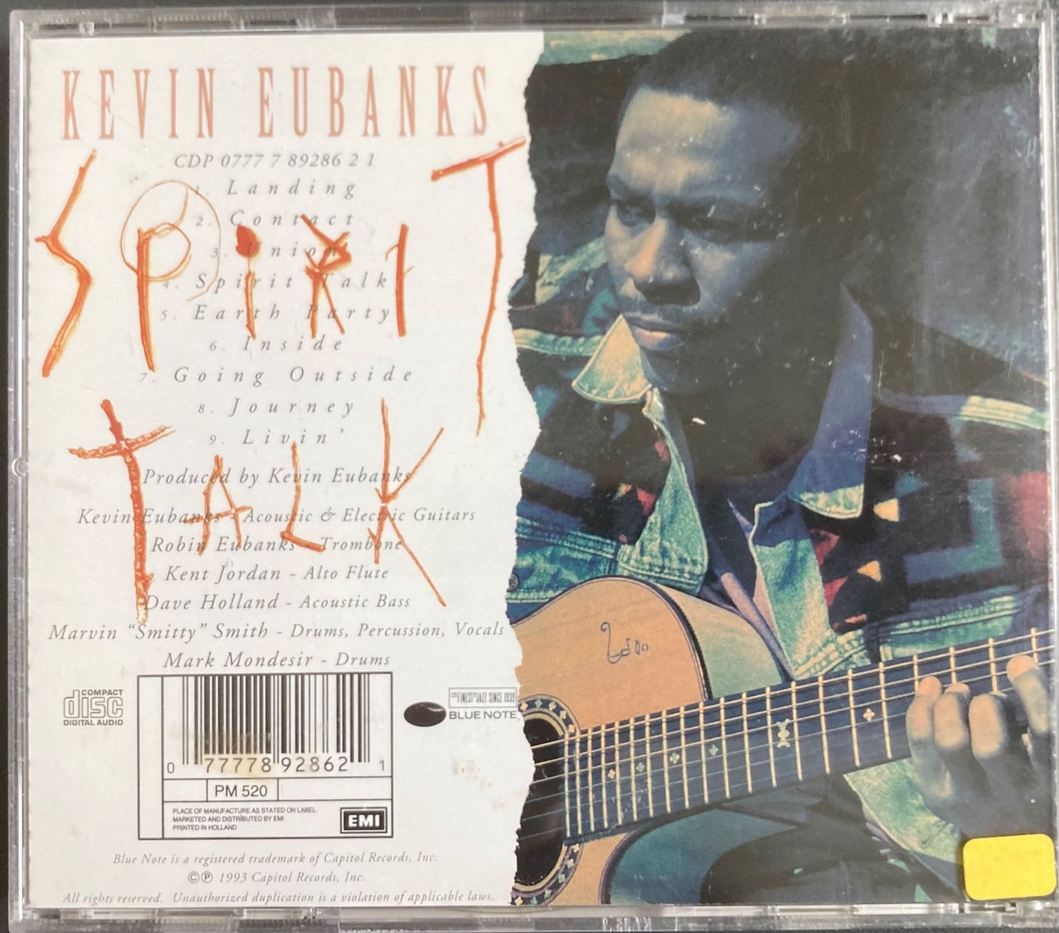 CDs: KEVIN EUBANKS - SPIRIT TALK – D'occasion à Poliez-Pittet par Newtown-Records 1