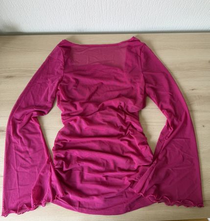 PINK LONG-SLEEVE SUMMER DRESS