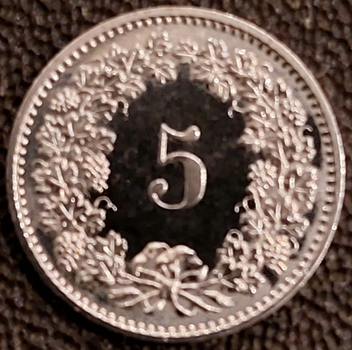 Tutti le monete: 5 Rappen 1977 stgl. / aus Münzsatz – Nuovo (secondo la descrizione) da Arch venduto da coinsandmore 1
