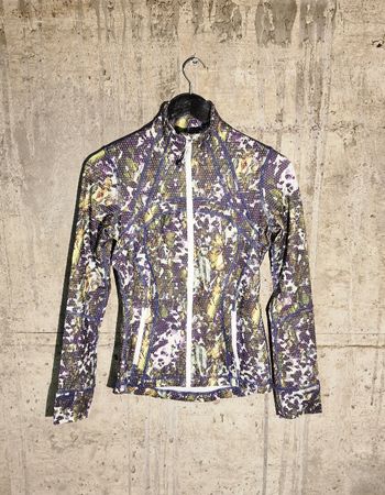 Lululemon Define Jacket Gr. 6/EU 38 Print Muster Top Zustand