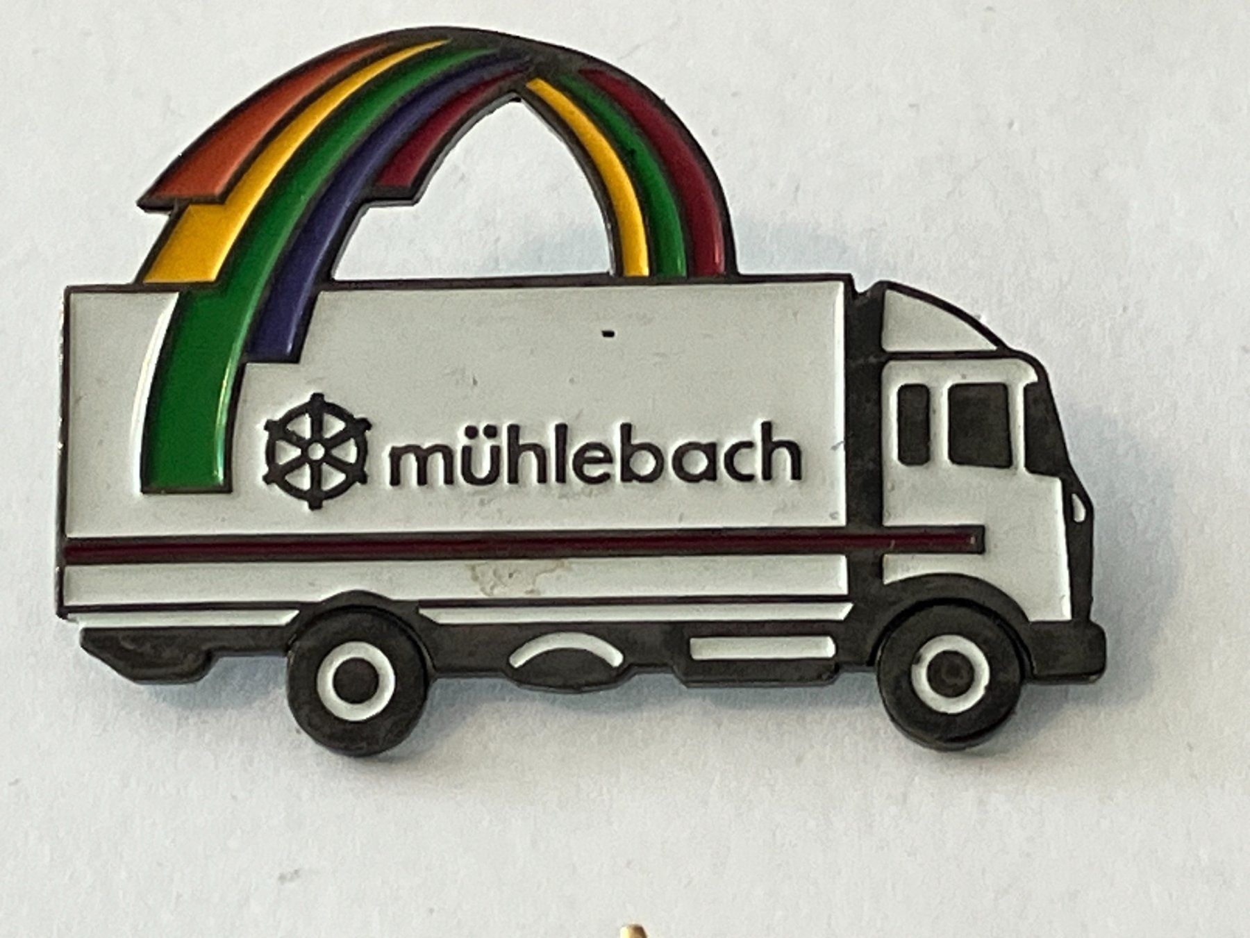Placchette & Badge: 1 Pin Mühlebach Lastwagen – Usato da Basel venduto da djwwpp