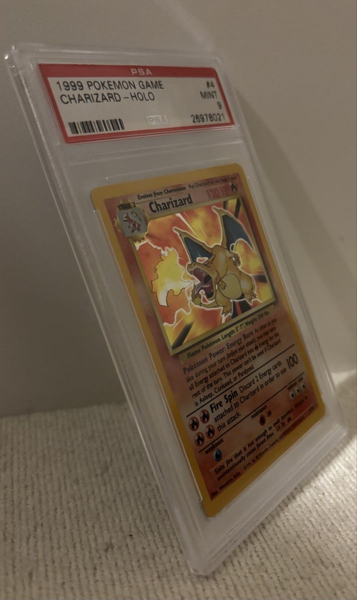 Pokémon Carte collezionabili: Pokémon Charizard 1999 Holo PSA 9 – Nuovo (secondo la descrizione) da Grand-Lancy venduto da Mario64 3