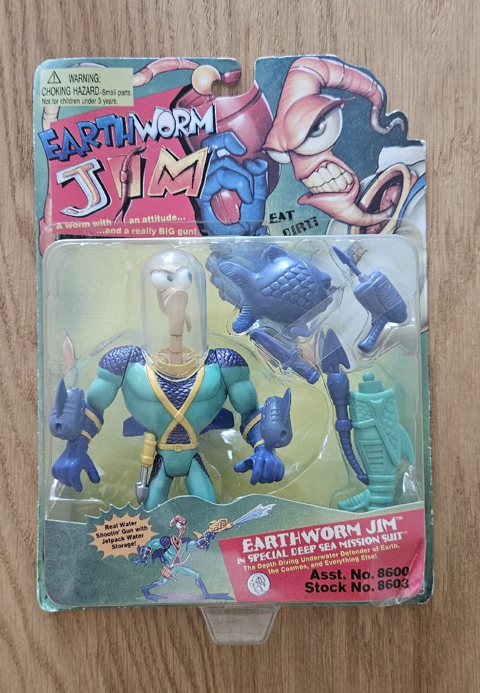 Giochi: Earthworm Jim - Figurine - 1994 – Usato da Delémont venduto da Max-VideoGames