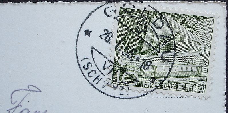 Cartoline postali: ZUG mit Zugerberg – Usato da Jona venduto da philajona 1