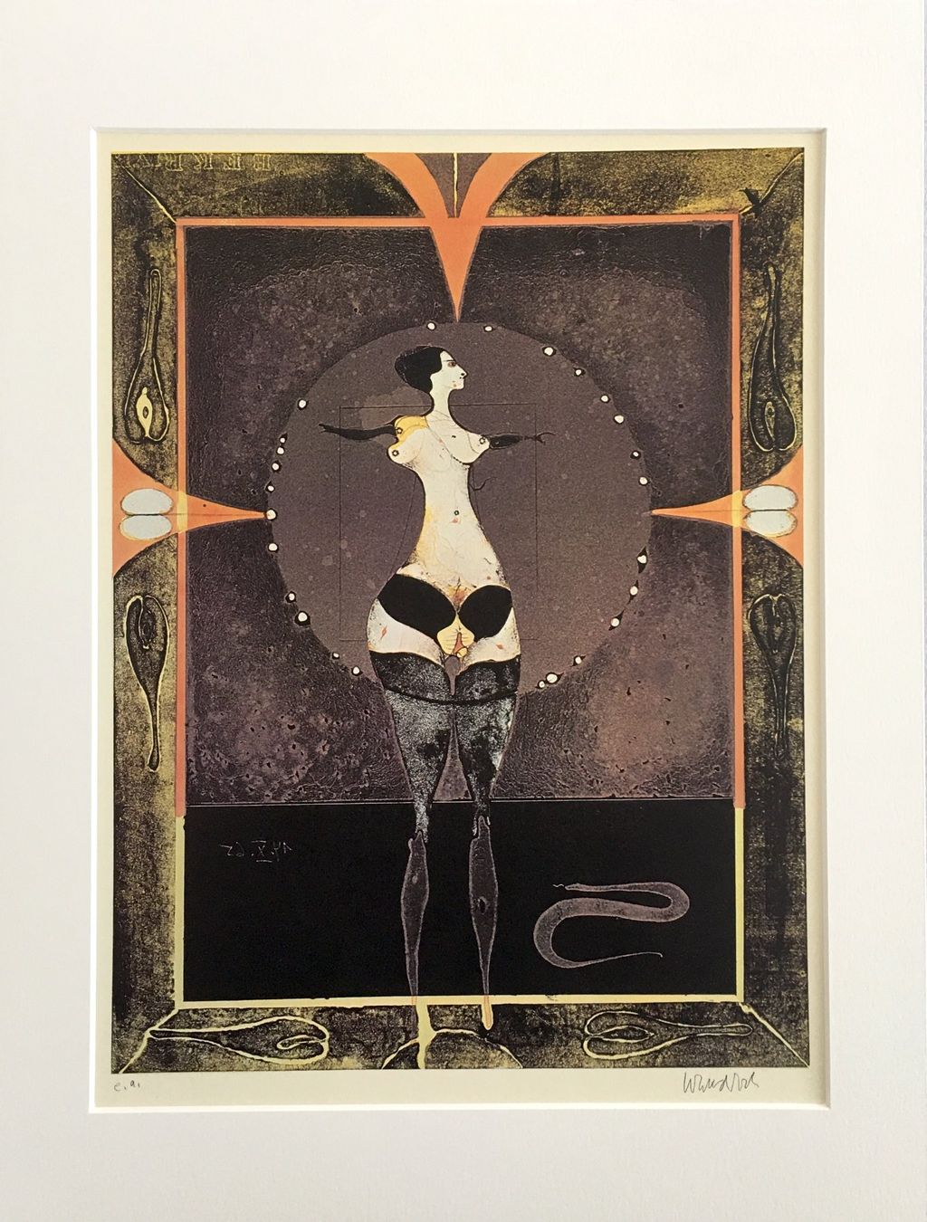 Grafica & Litografie: Paul Wunderlich    "Eva II"      Druck – Usato da Nennigkofen venduto da Schamane75 1