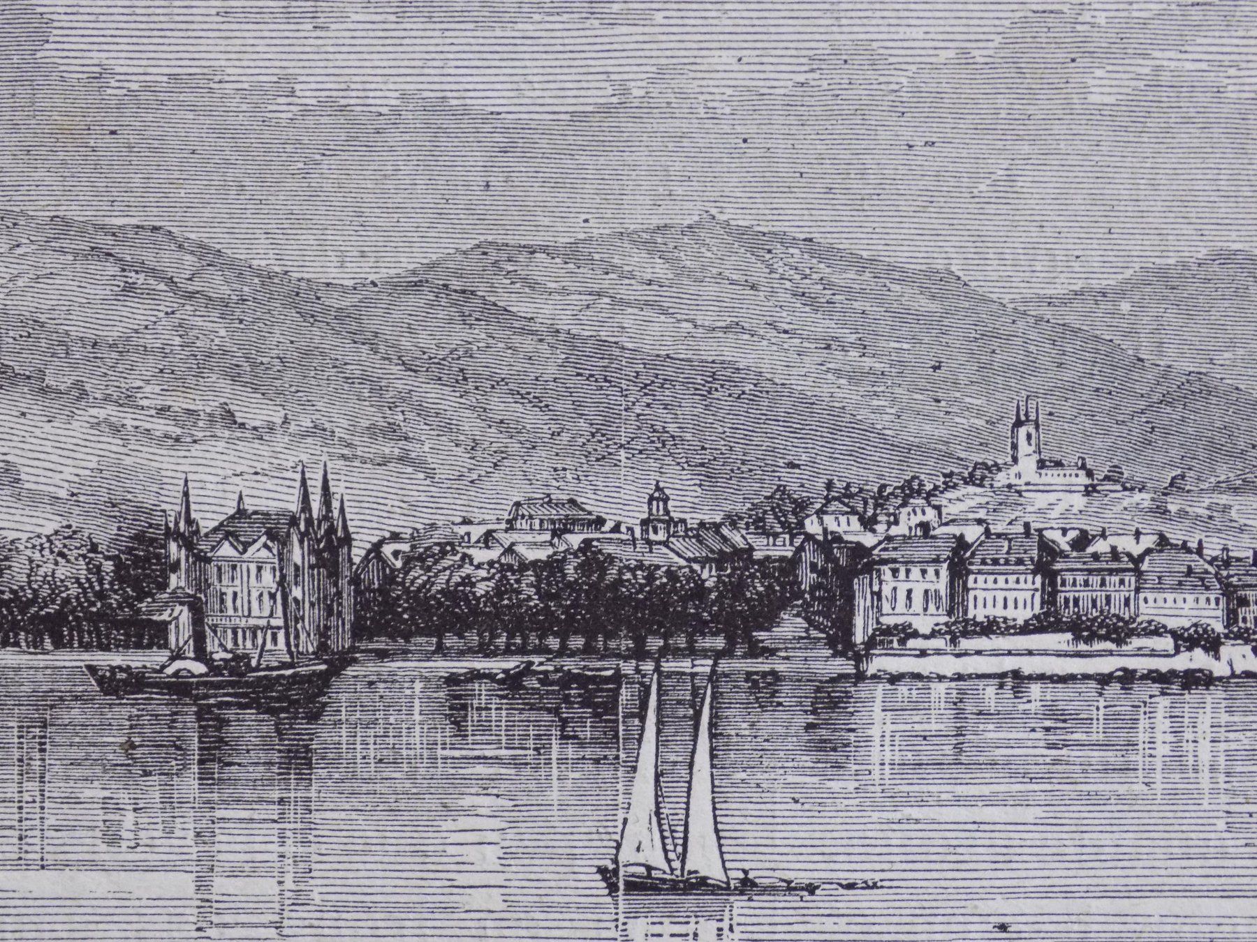 Incisioni: Vevey le tour du Lac – Usato da Risch venduto da Rischli15 6