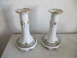 2 alte Kerzenständer Kerzenleuchter von Limoges France