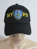 NYPD Cap - New York Police Department - Schwarz - Stickerei
