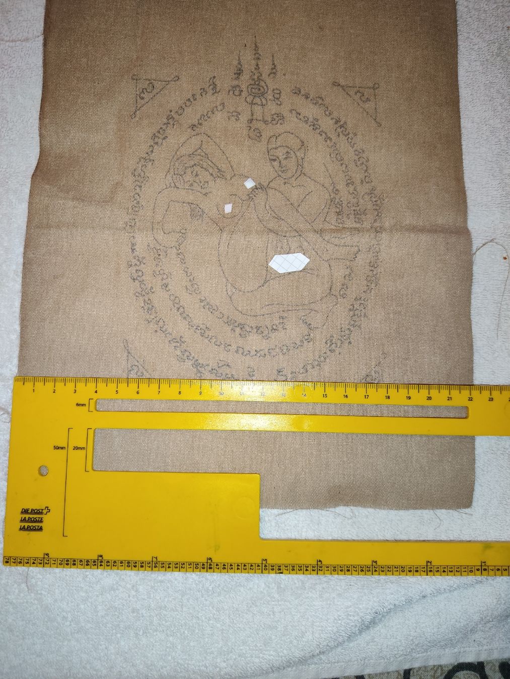 Ciondoli: Thai Pha Yant Amulett-Tuch (Nr.016) – Usato da Rothrist venduto da SiddharthaMoon 3