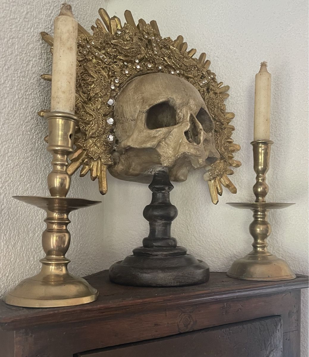 Sculture & Statue: Totenkopf, Leuchter antik – Usato da Rorschacherberg venduto da farmer61 3