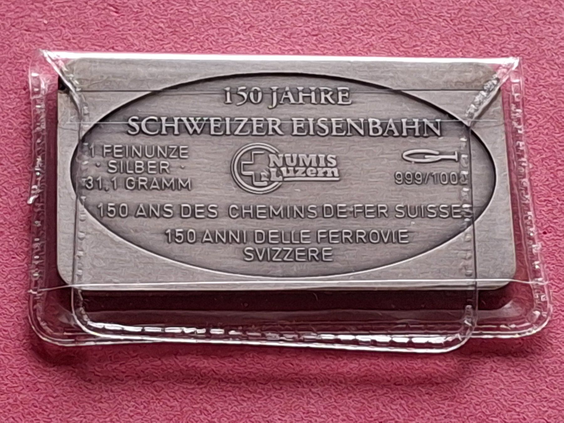 Metalli preziosi: CITY NIGHT LINE - 1 OZ FEINSILBER – Usato da Boniswil venduto da dpd4coins 1