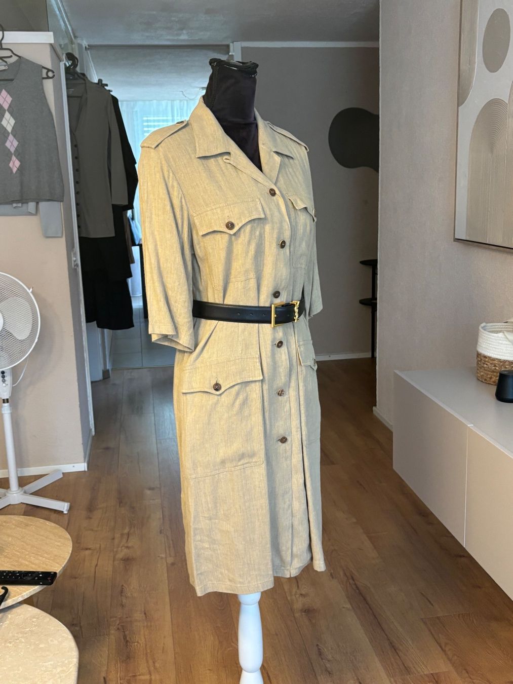 Max Mara Vestiti: Max Mara Blusenkleid Leinen – Usato da St. Margrethen SG venduto da dijanaO 3