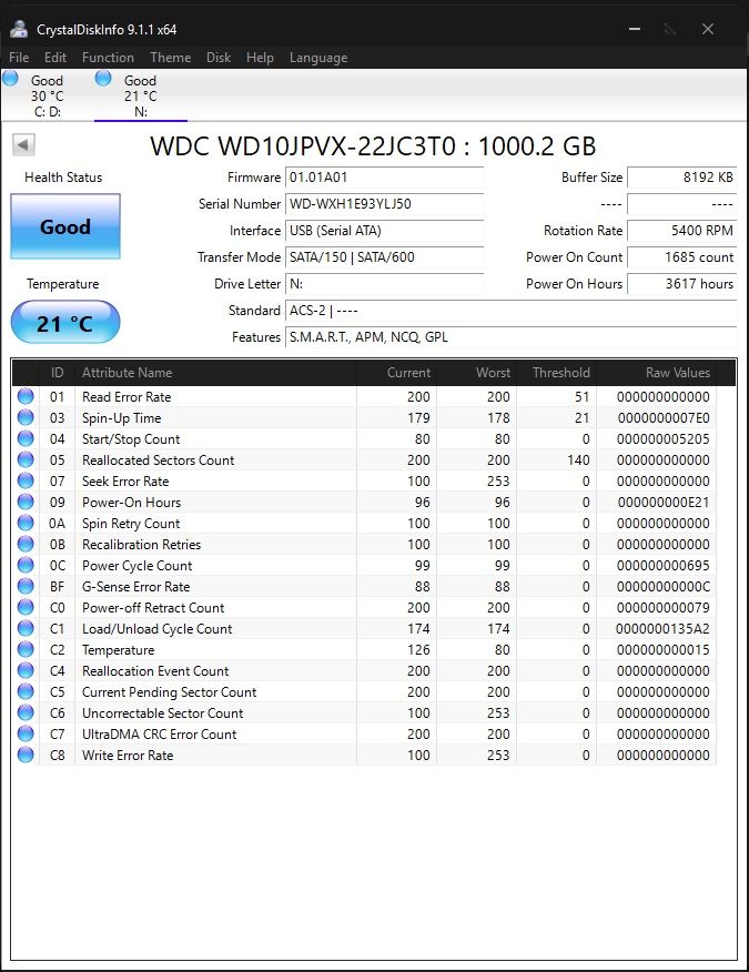 Western Digital Dischi rigidi: 1TB Western Digital Blue – Usato da Moosseedorf venduto da ram_c65w