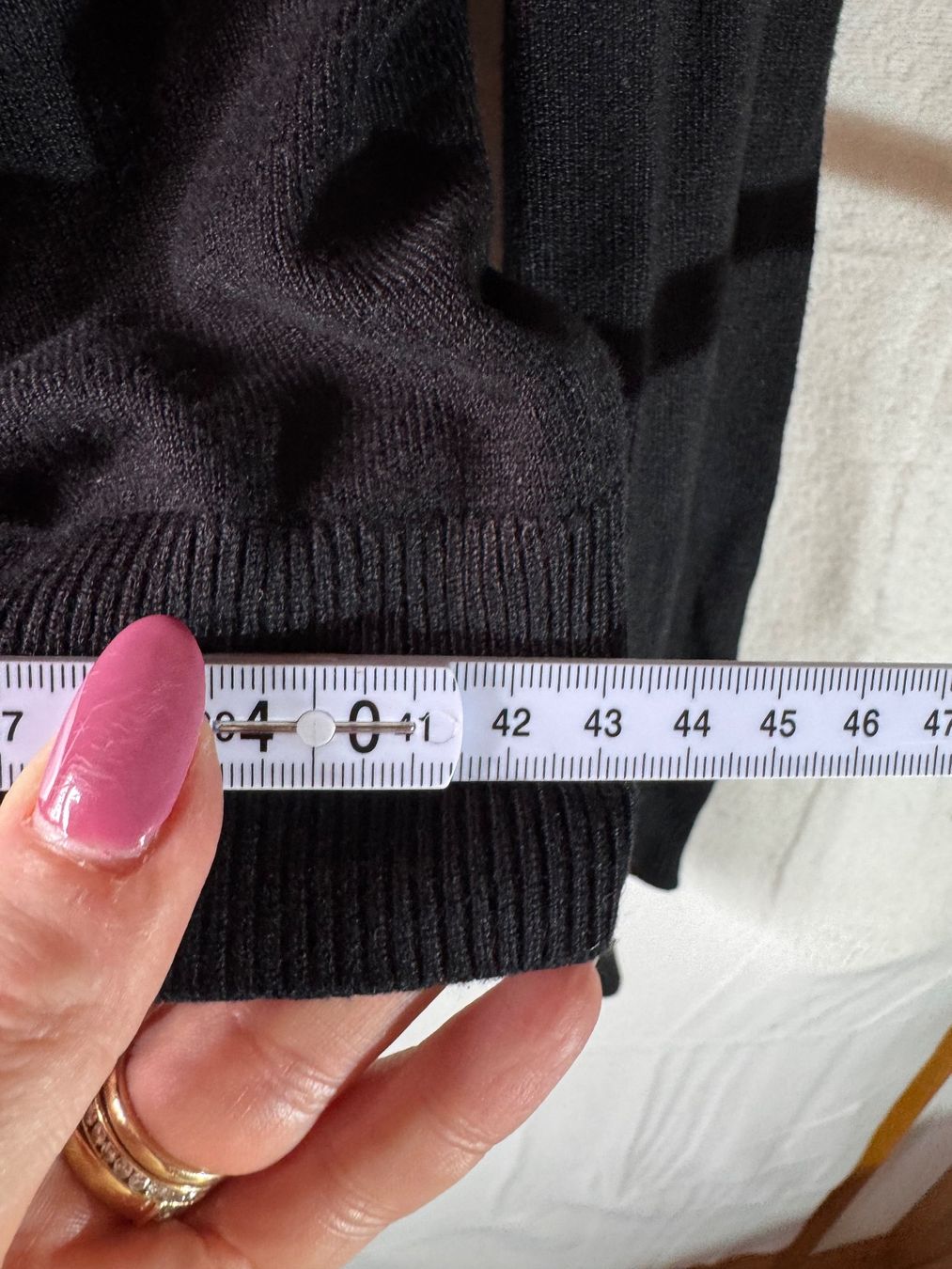 Giacche: Schwarze Strickjacke Cardigan ca. Gr. M – Usato da Grosswangen venduto da second_hand_dress 3
