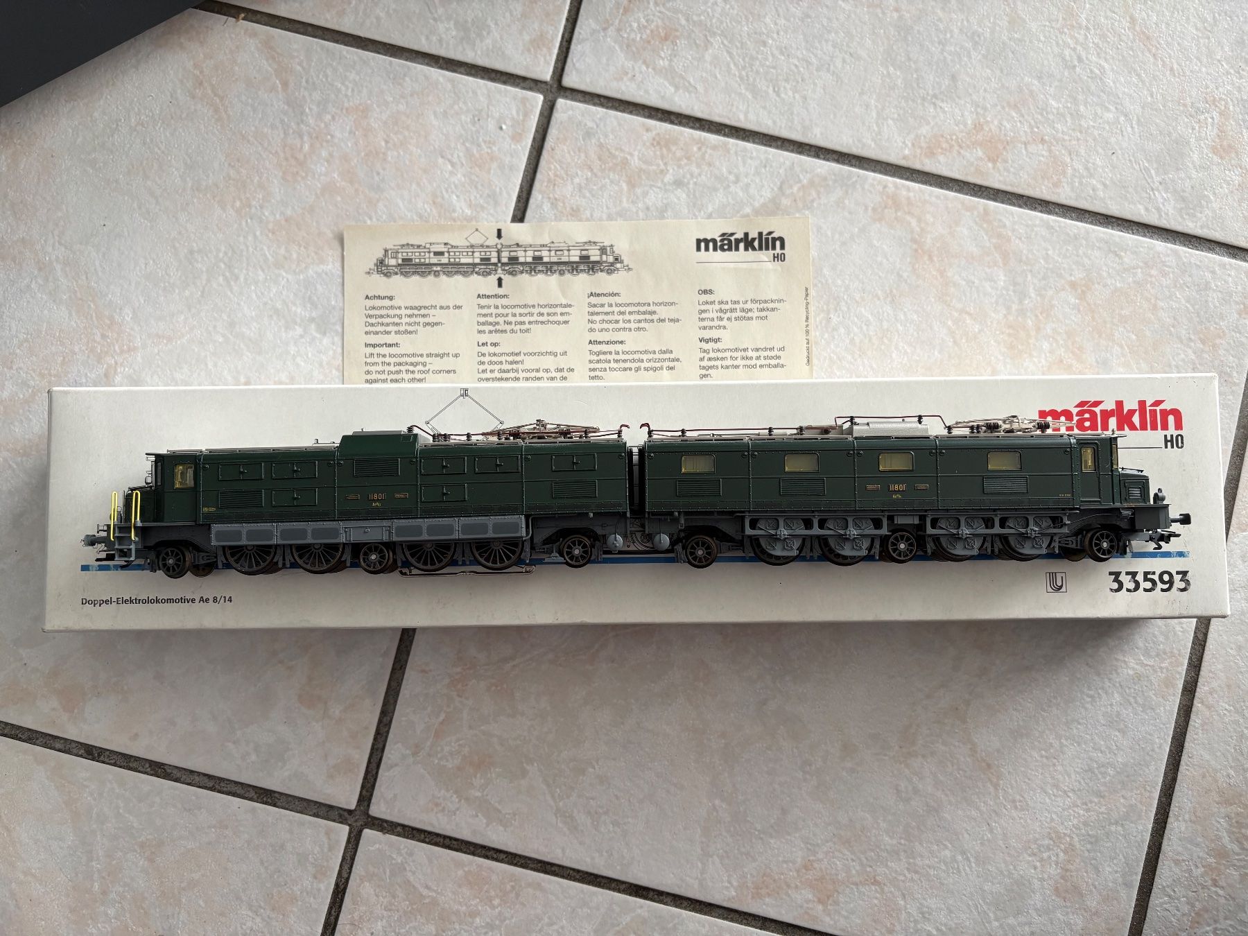 Märklin Modellini di ferrovie: Marklin 33593 Elok Ae 8/14 SBB Delta – Nuovo (secondo la descrizione) da Hauterive NE venduto da eriamch