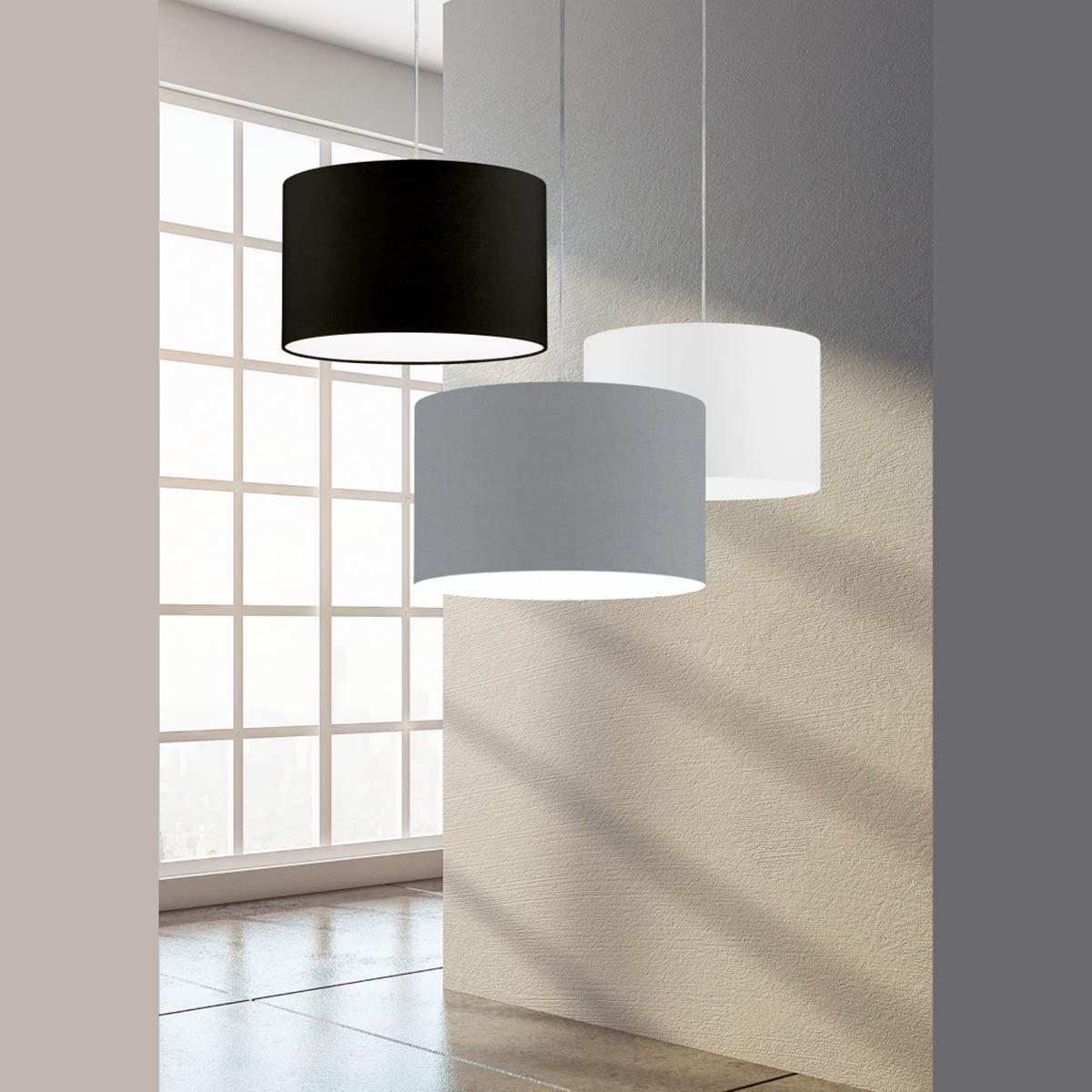 Kronleuchter & Deckenlampen: Pendelleuchte, Rund, Schwarz, 40 cm Ø – Neu (gemäss Beschreibung) aus Kreuzlingen von Smart-Light 1