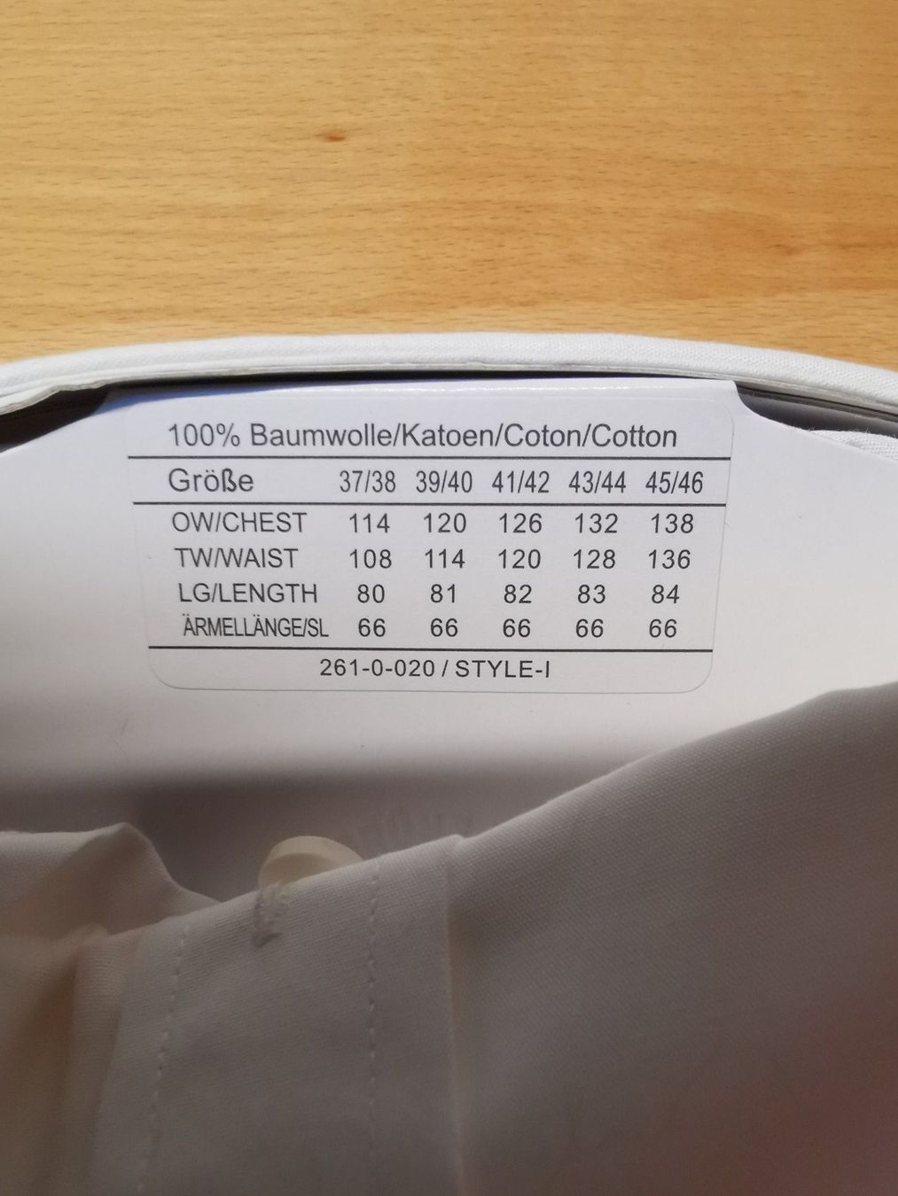 Paul Kehl Camicie: Herrenhemd Langarm, paul kehl, offwhite / ecru – Nuovo e nell'imballaggio originale da Seuzach venduto da NaehdesignMirjam 2