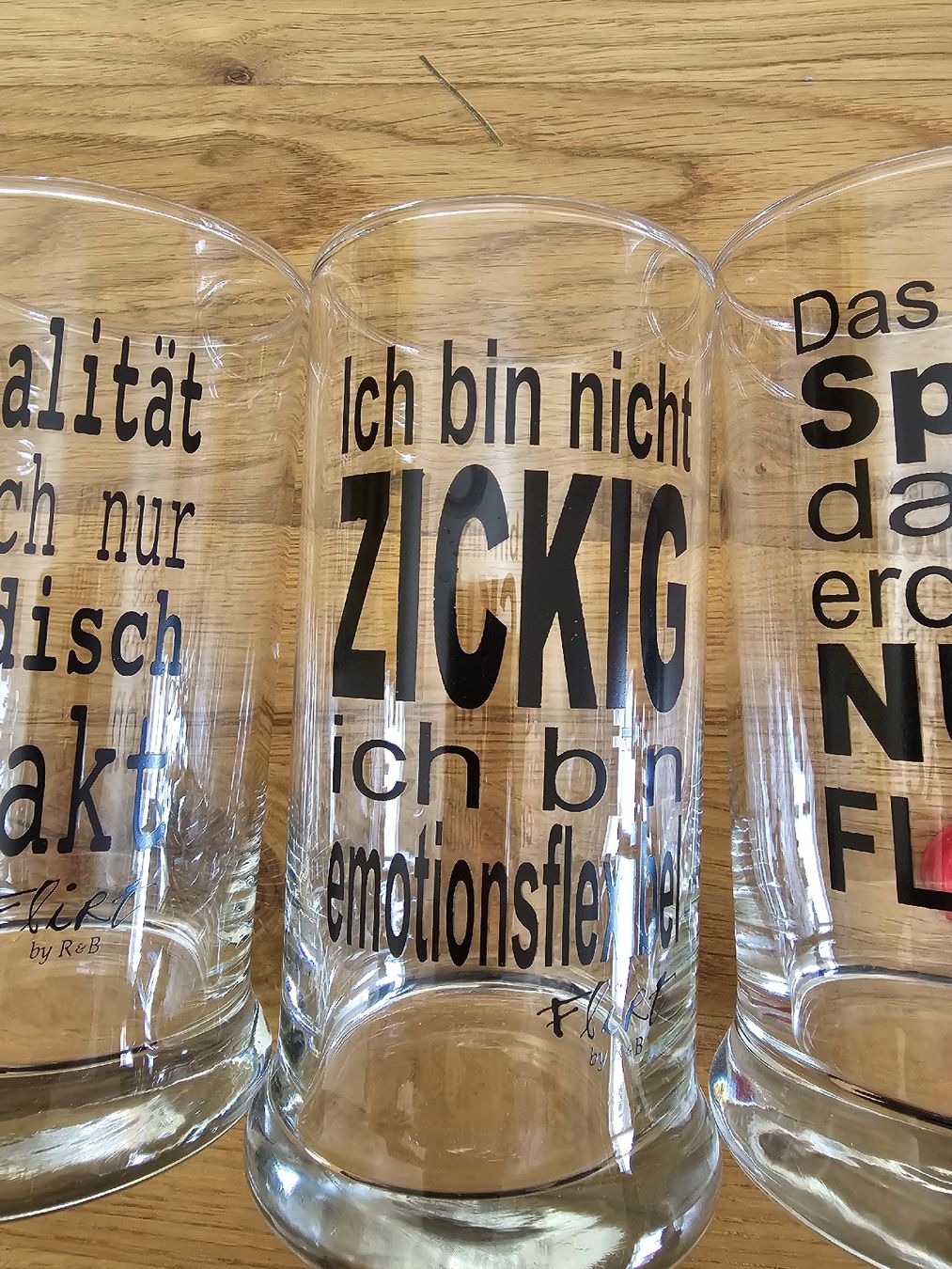Bicchieri: Trinkgläser mit Sprüchen – Usato da Aeschi SO venduto da cle_yqm2 4