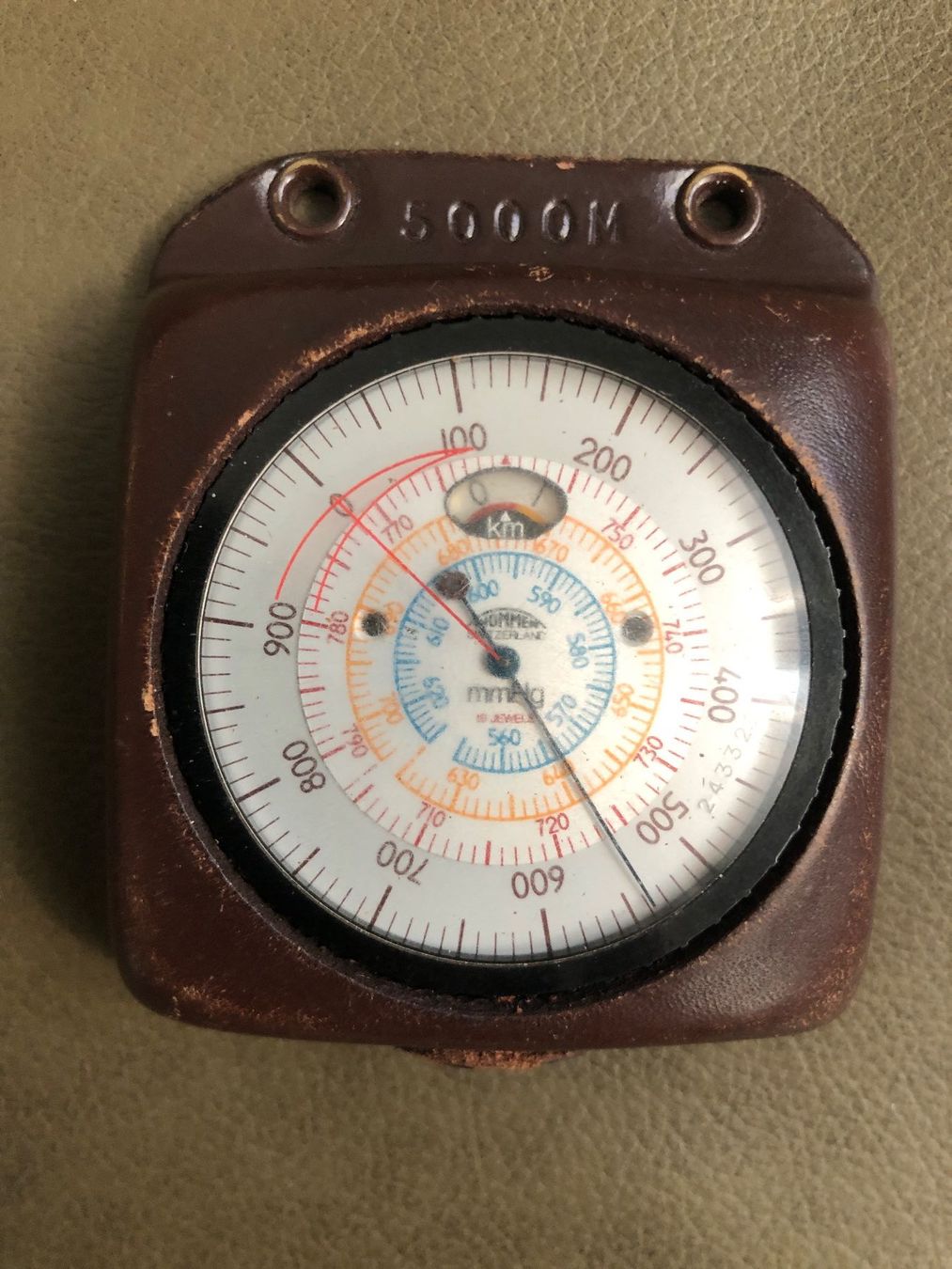 Revue Thommen Misurare: Thommen Höhenmesser Altimeter 5000m – Usato da Nunningen venduto da anclaudia 1