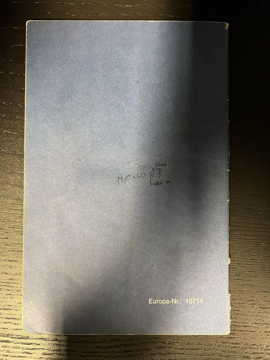 Libri: Buch Formeln für Metallberufe – Usato da Zürich venduto da rigani 1