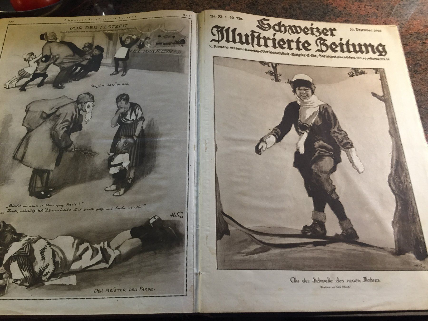 Riviste & Magazine: Schweizer Illustrierte Zeitung 1921 – Usato da Trachslau venduto da post35 3
