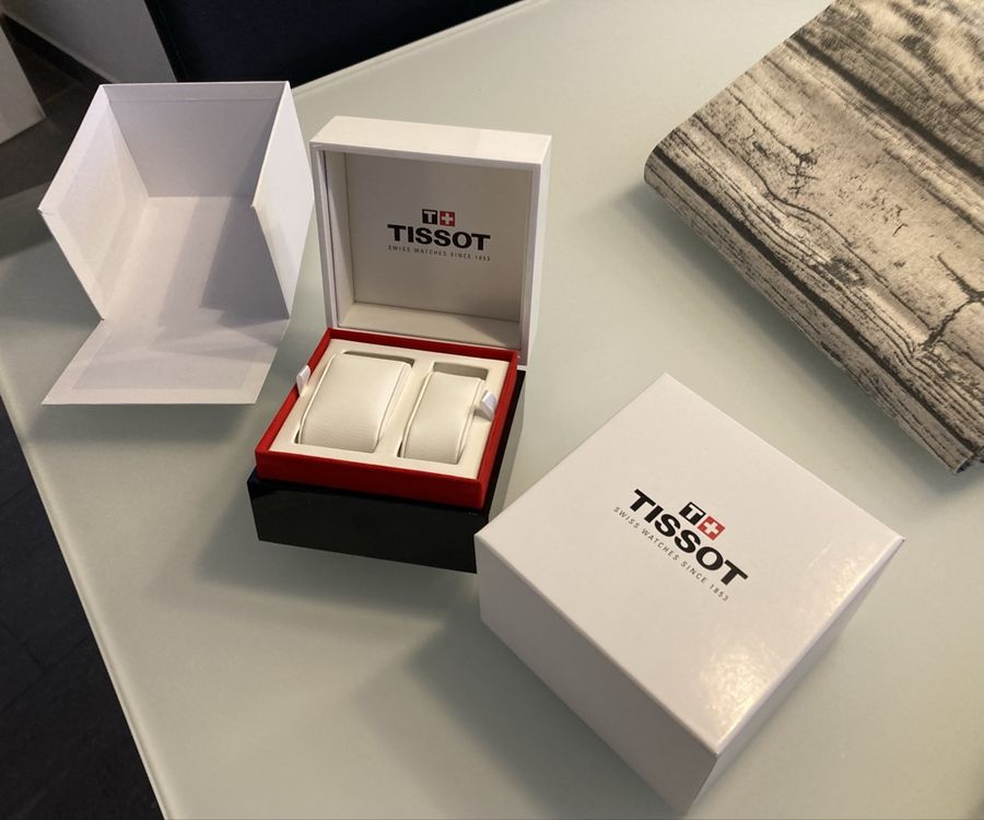 TISSOT Uhren-Box (neu!!) mit Doppel-Kissen! (Neu und
