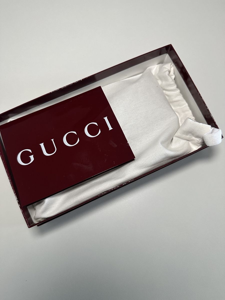 Gucci Portamonete: Gucci Softbit textured leather purse brown – Nuovo e nell'imballaggio originale da Genève venduto da naako131 1