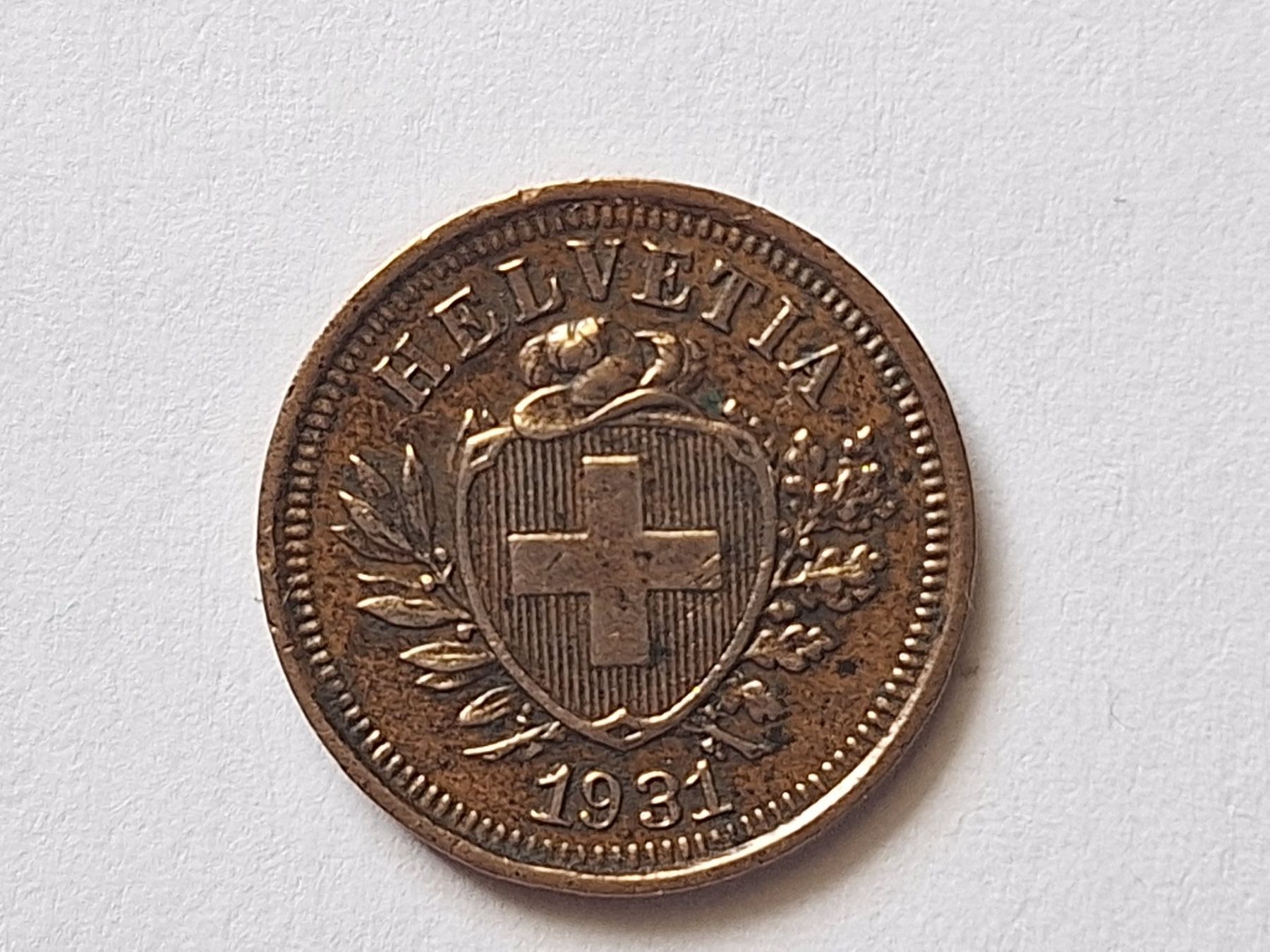 Alle Münzen: 1ct 1931 – Gebraucht aus Couvet von zeze03