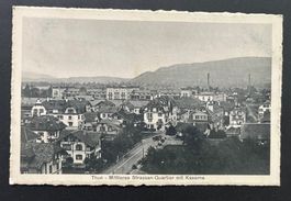 Thun - Mittleres Strassen-Quartier mit Kaserne, ca. 1930