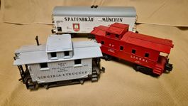 Spur 0 Güterwagen(3x): Lionel Caboose, Kult-Wagen!
