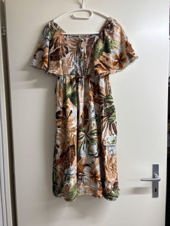 Kleid mit Blumenmuster Damen Grösse XL