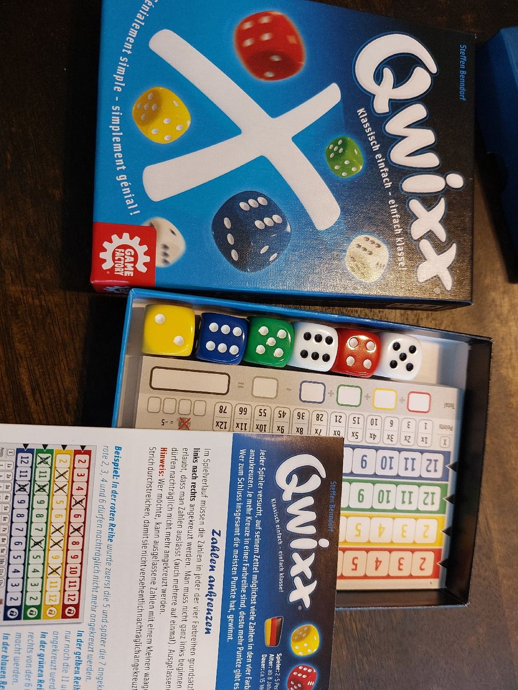 Giochi: Qwixx Spiel 8 Jahre + – Usato da Effretikon venduto da swobdo 2