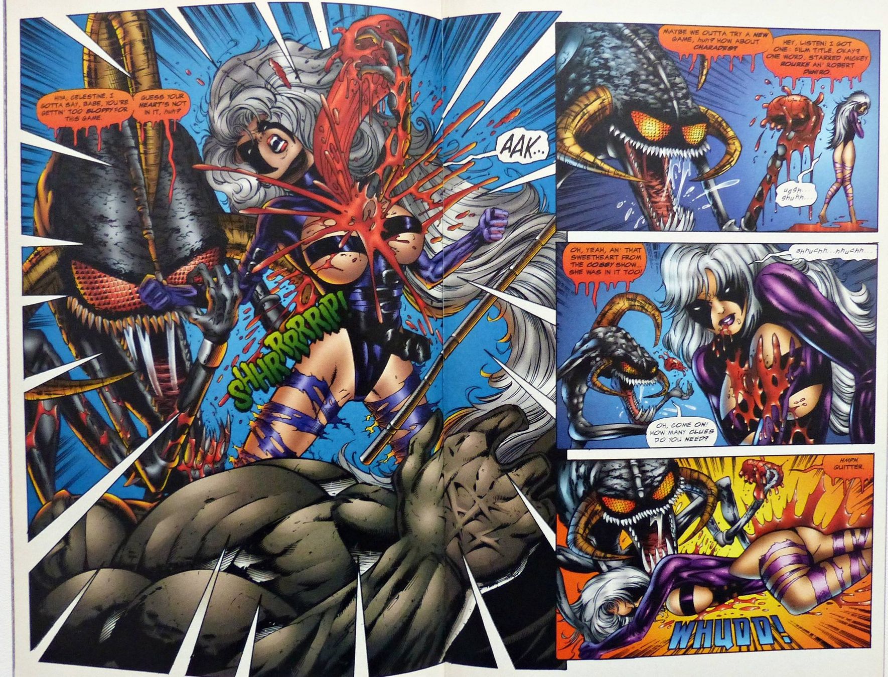 Fumetti: VIOLATOR VS BADROCK COMPLETE 4 PART SERIE BY ALAN MOORE 1995 – Usato da Lugano venduto da YouWantUS 5