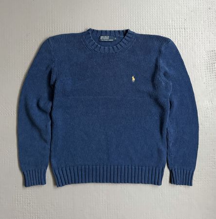 Polo Ralph Lauren Strickpullover Rundhals Dunkelblau