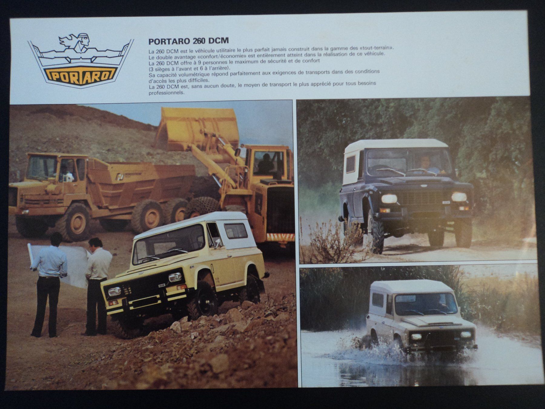 Dokumente: Prospekt Portaro 260 DCM 1982 – Gebraucht aus Schwarzenburg von modelCARama