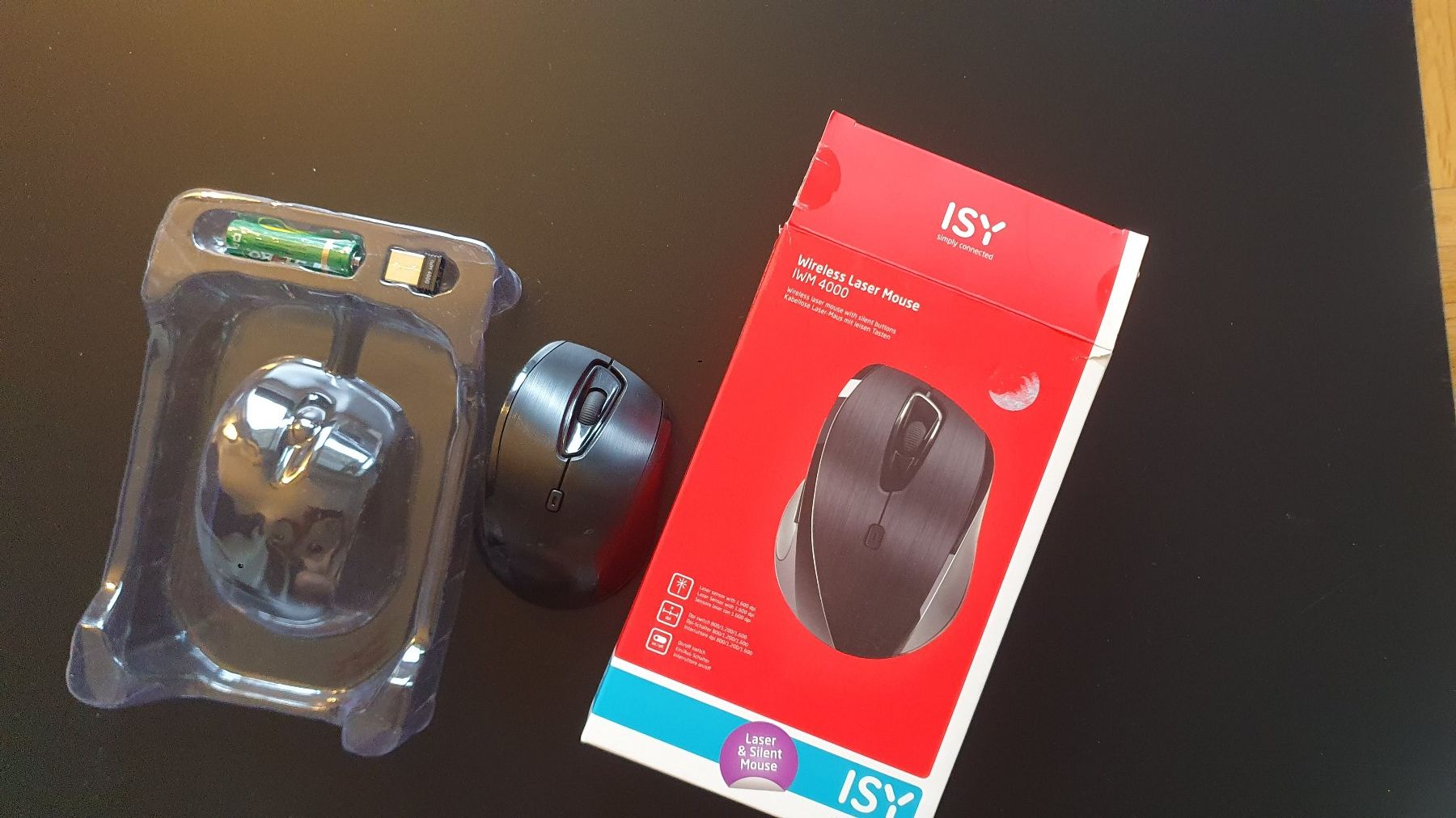 Mouse: ISY Wireless Laser Mouse - Kabellose Maus – Nuovo e nell'imballaggio originale da Sissach venduto da Siraiwan