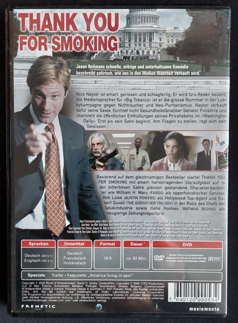 Tutti i DVDs: Thank you for Smoking - DVD – Usato da Emmetten venduto da EverydayTreasures 1