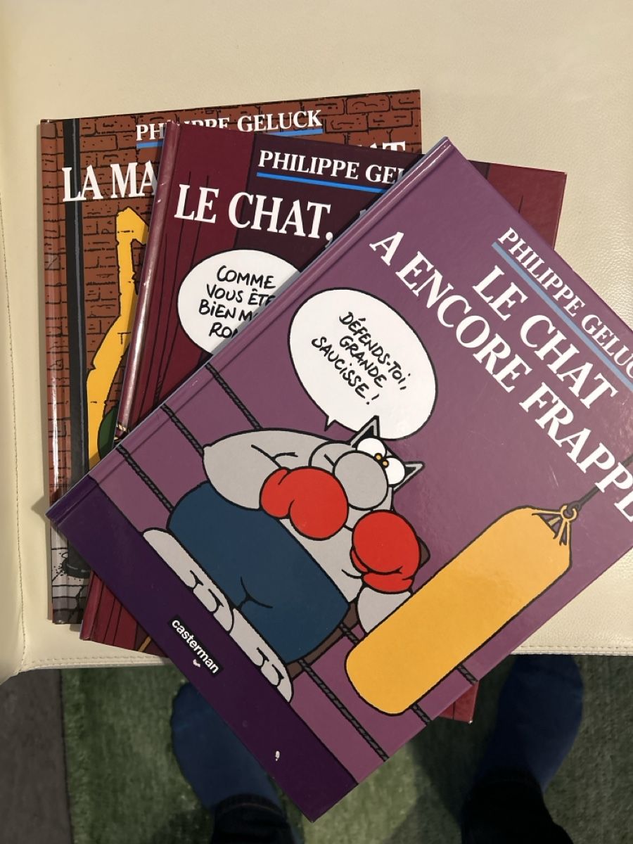 Fumetti: 3 BD Le Chat, de Philippe Geluck – Nuovo (secondo la descrizione) da La Tour-de-Peilz venduto da serard