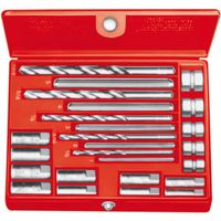 Schraubenausdreher-Satz 1/4"-1/2'" Gr. 1-5 in Kassette
