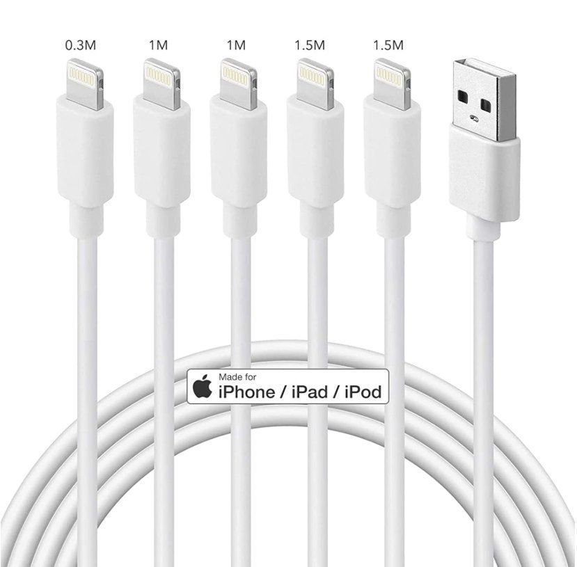 Câbles: 5 iPhone Ladekabel Lightning Kabel – Neuf avec emballage d'origine à Bülach par StoreInShop.com