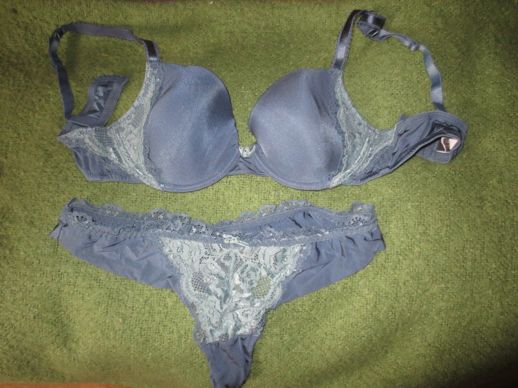 Altra biancheria intima: BH  80C- Slip L  - Set blau – Nuovo (secondo la descrizione) da Männedorf venduto da Livingston