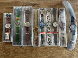 Swatch Uhren en bloc 9 Stück